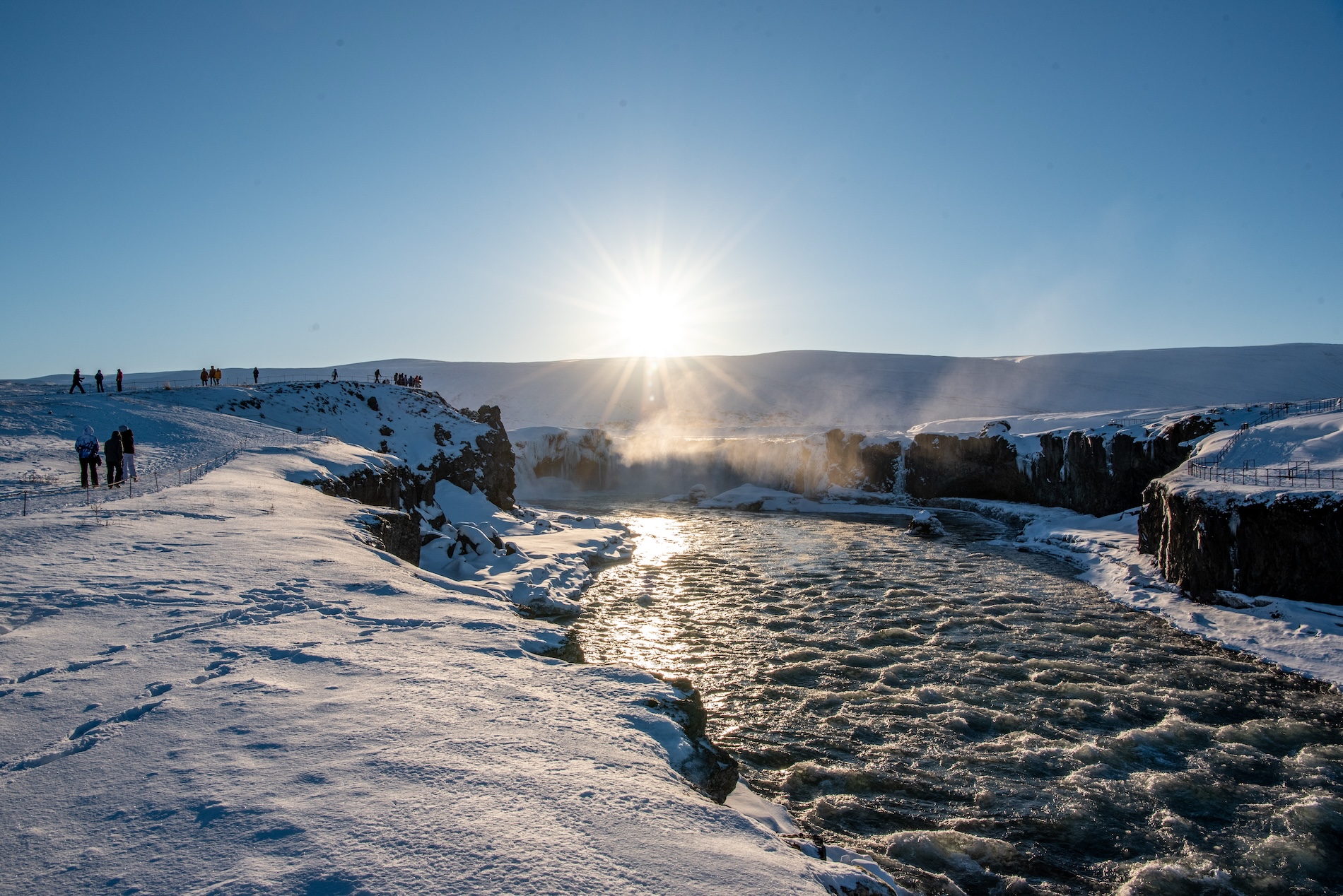 Godafoss is een van de mooiste watervallen van IJsland