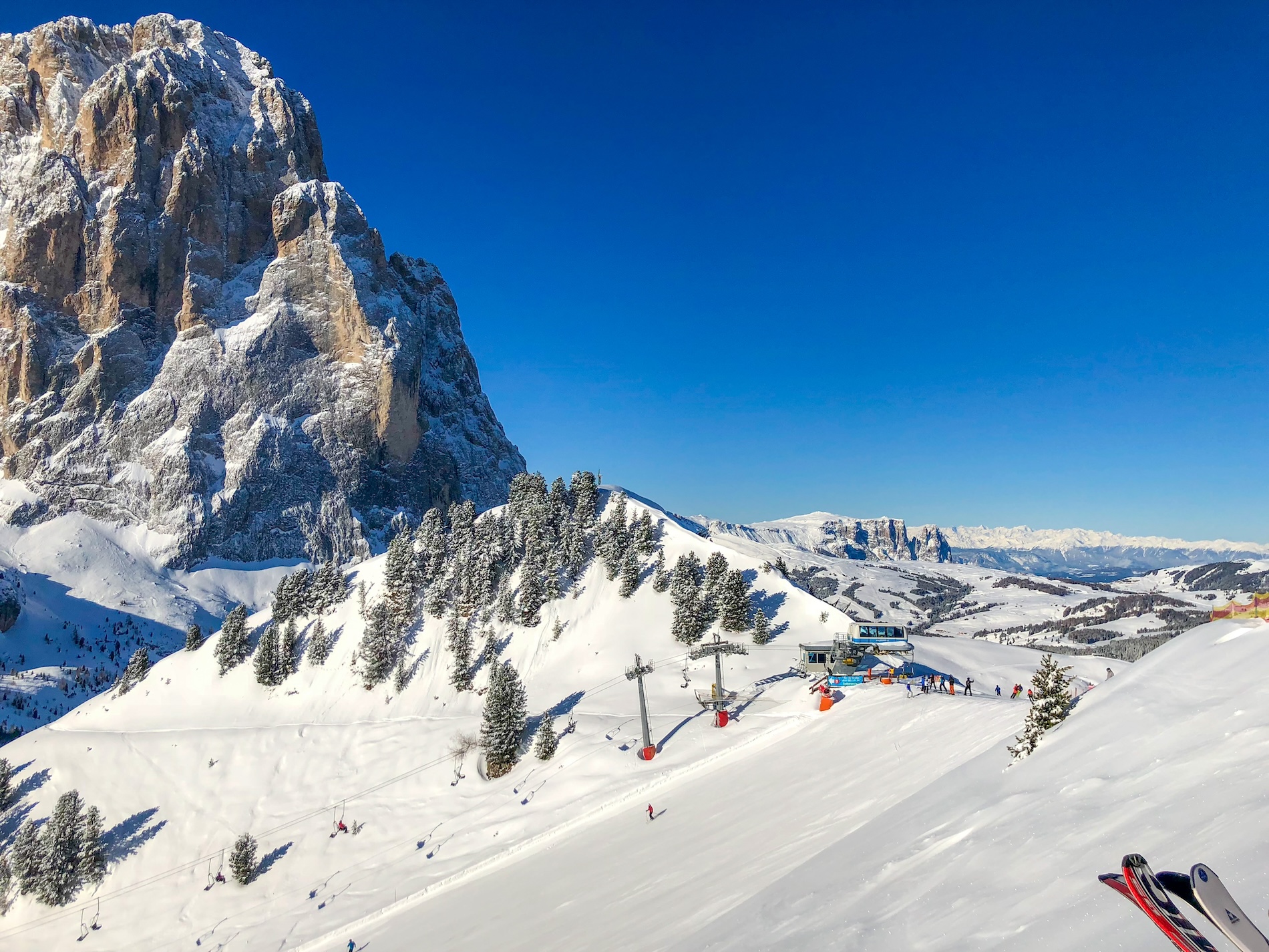 Val Gardena is het mooiste skigebied in Italië