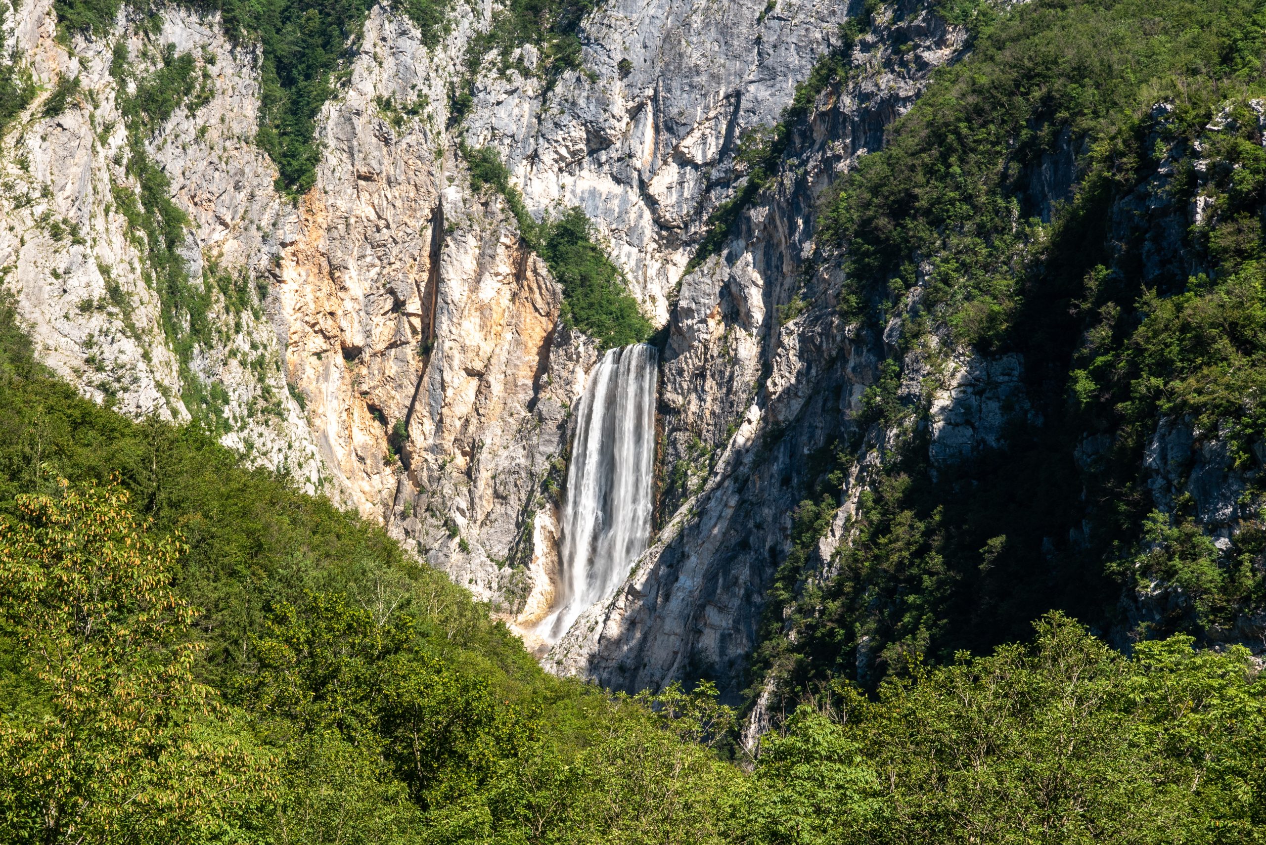 Slap Boka is de hoogste waterval van Slovenië