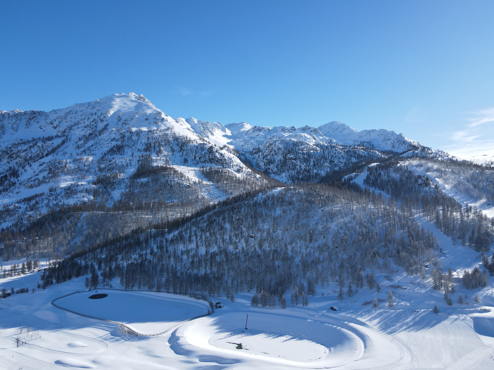 wintersport in montgenevre en Brides les bains