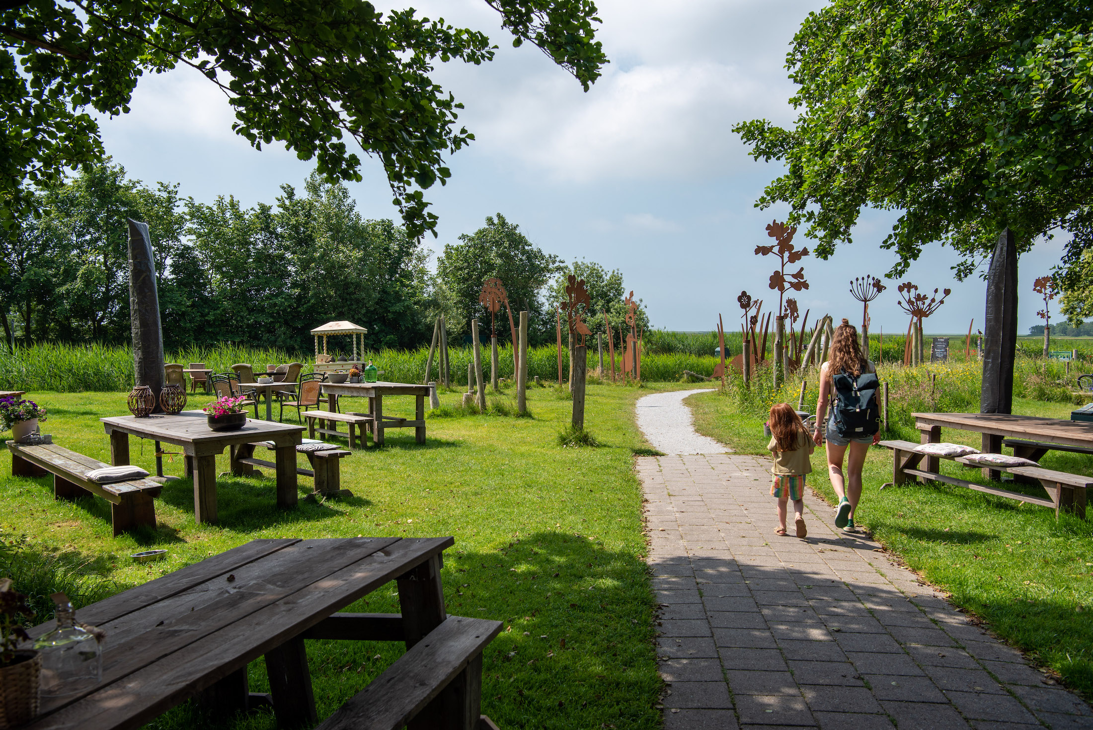 Het gezellige terras van de Zeekraal