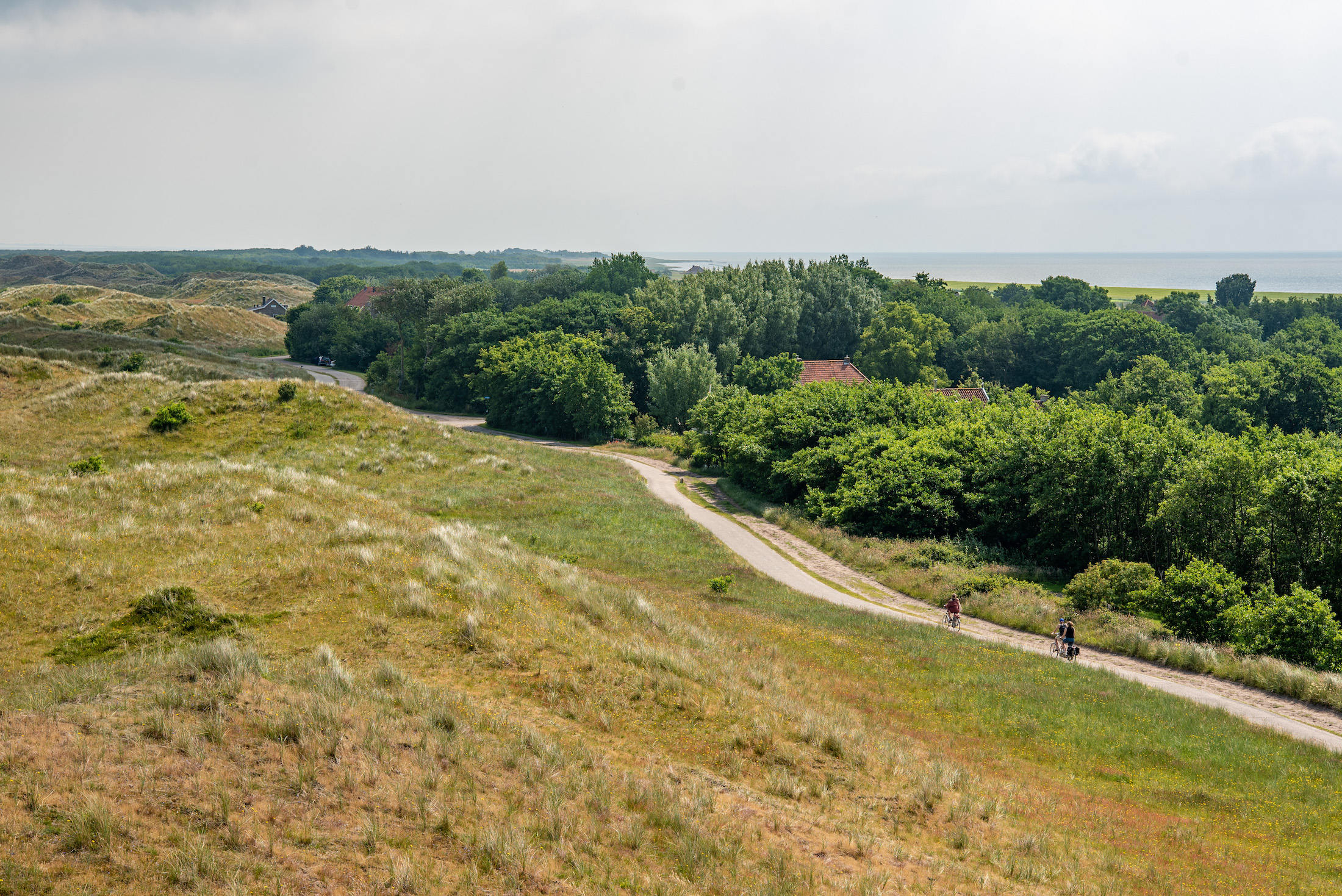 Schitterende fietspaden, schitterende landschappen