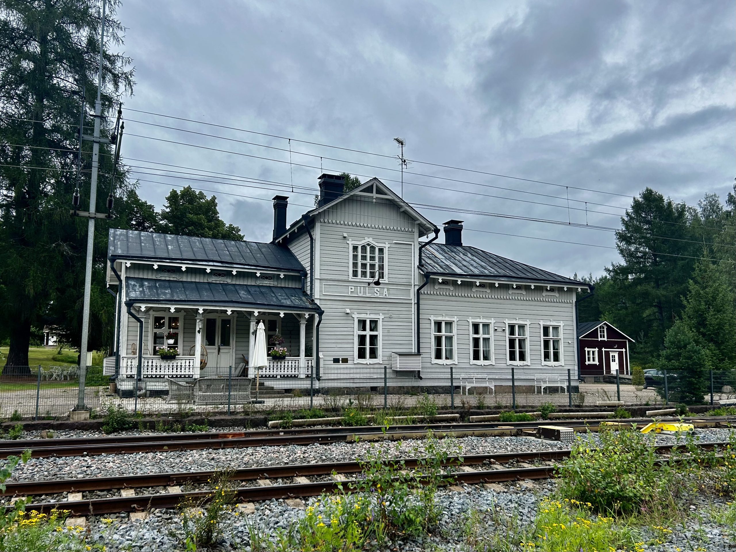 Het oude treinstation. Is het geen plaatje?