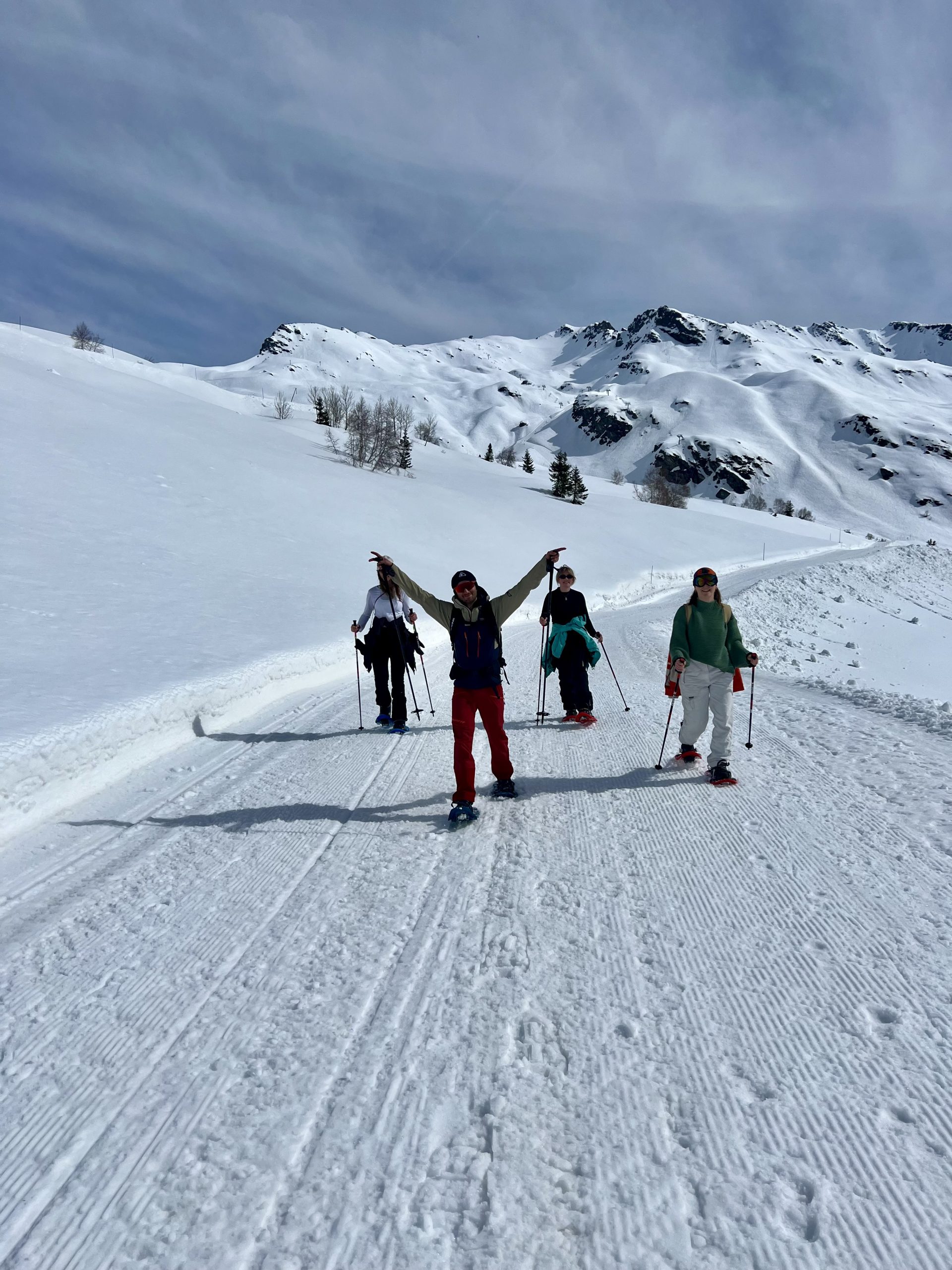 Sneeuwschoenwandelen is leuk!