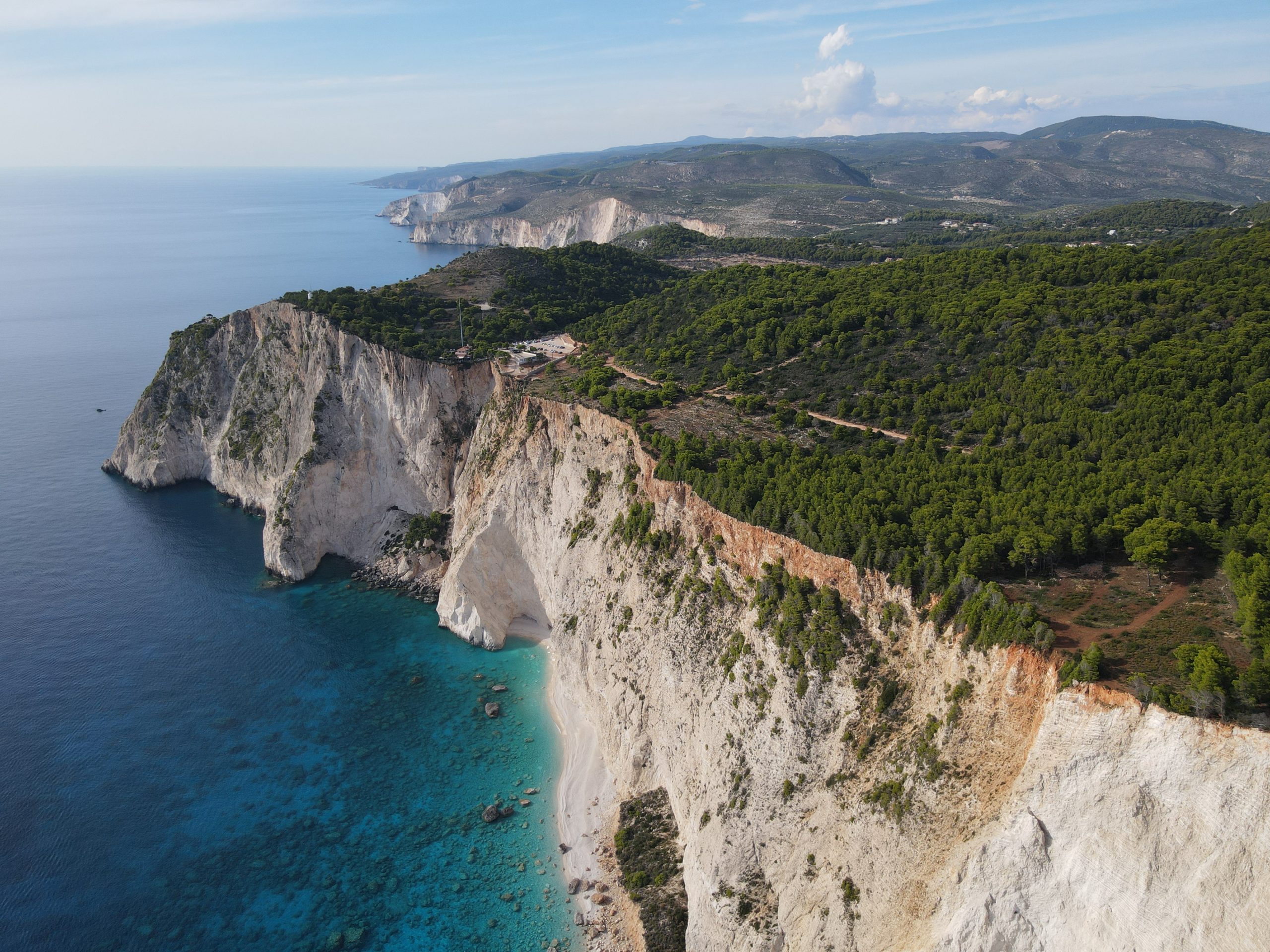 Aan mooie uitzichtpunten over stranden en kliffen is op Zakynthos geen gebrek!