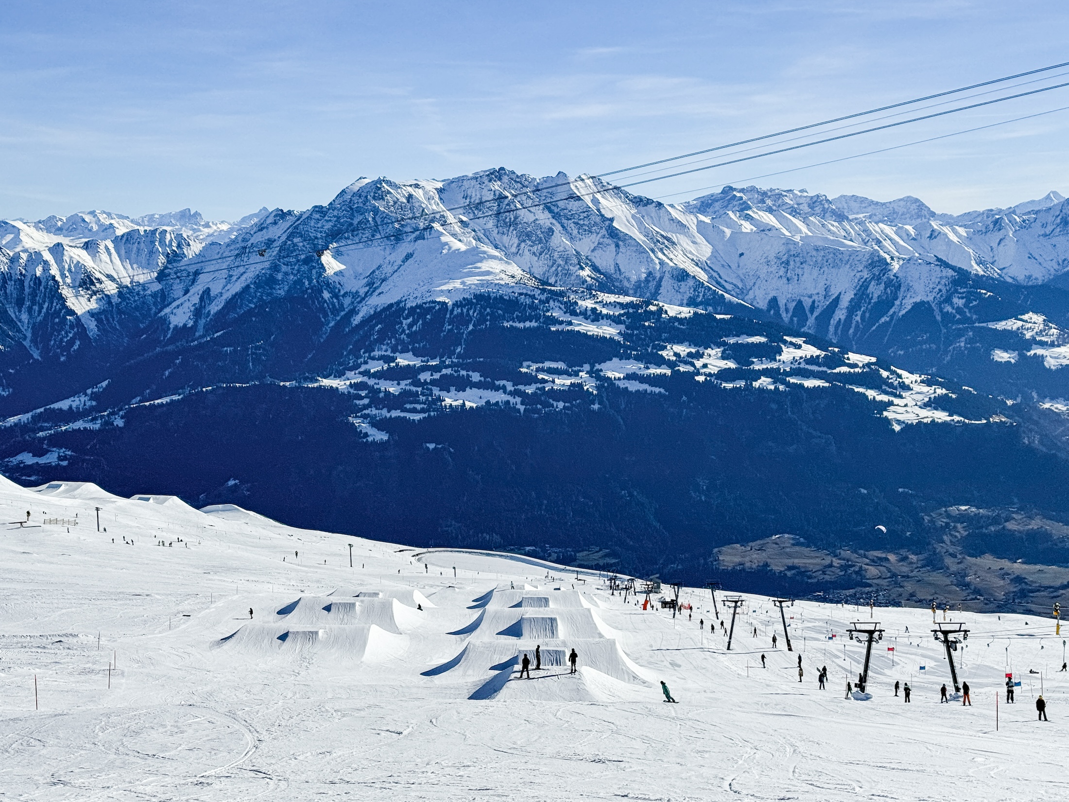 Eén van de beste freestyle resorts van de Alpen