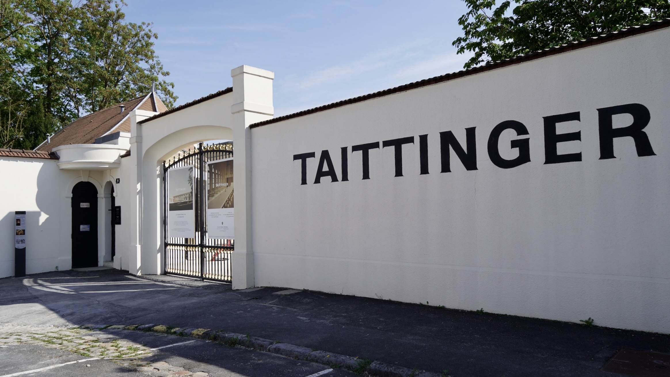 Taittinger wel bekend maar niet altijd open