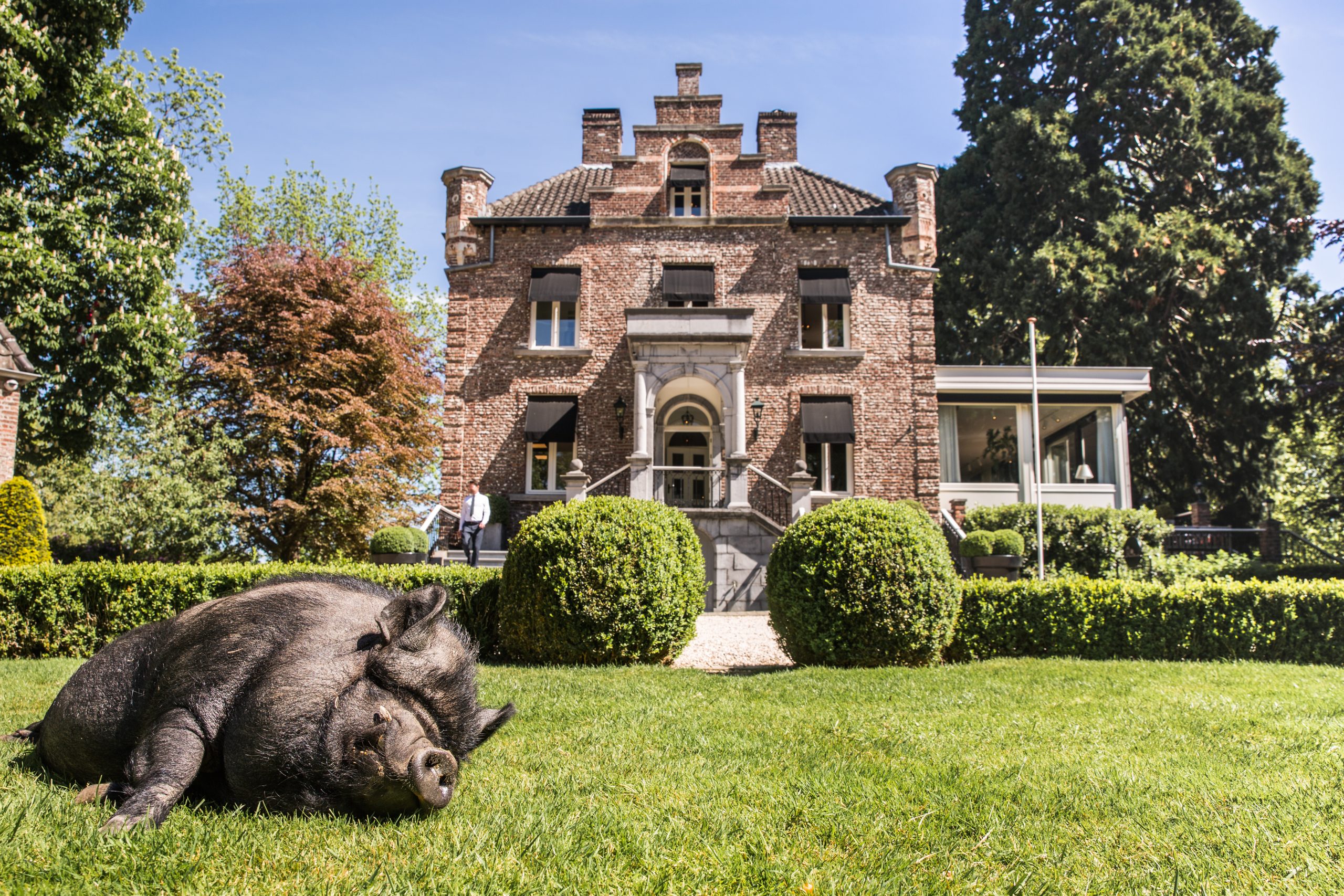 Het kleinste kasteel van Nederland: Kasteeltje Hattem in Roermond.