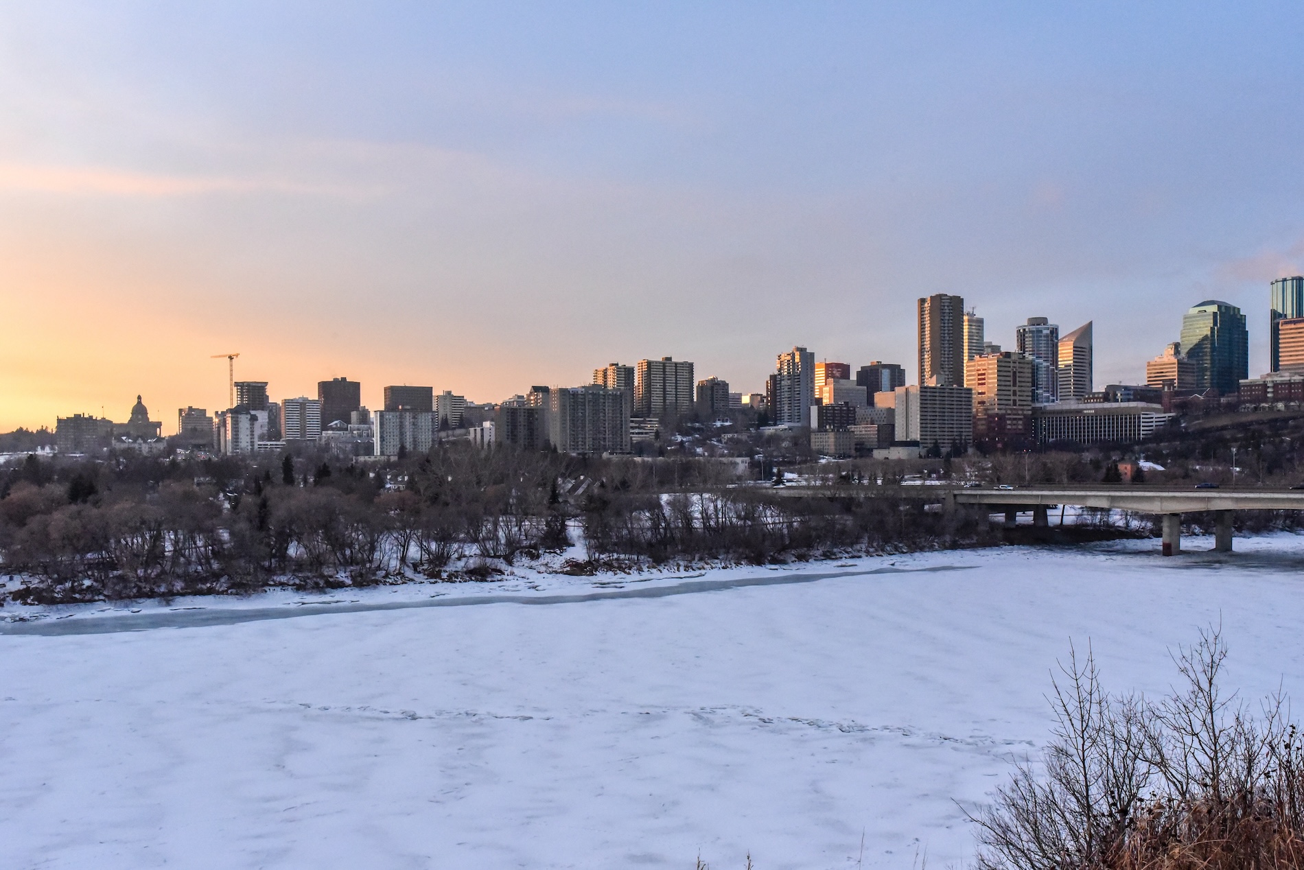 Edmonton is een toffe stad - zeker in de winter