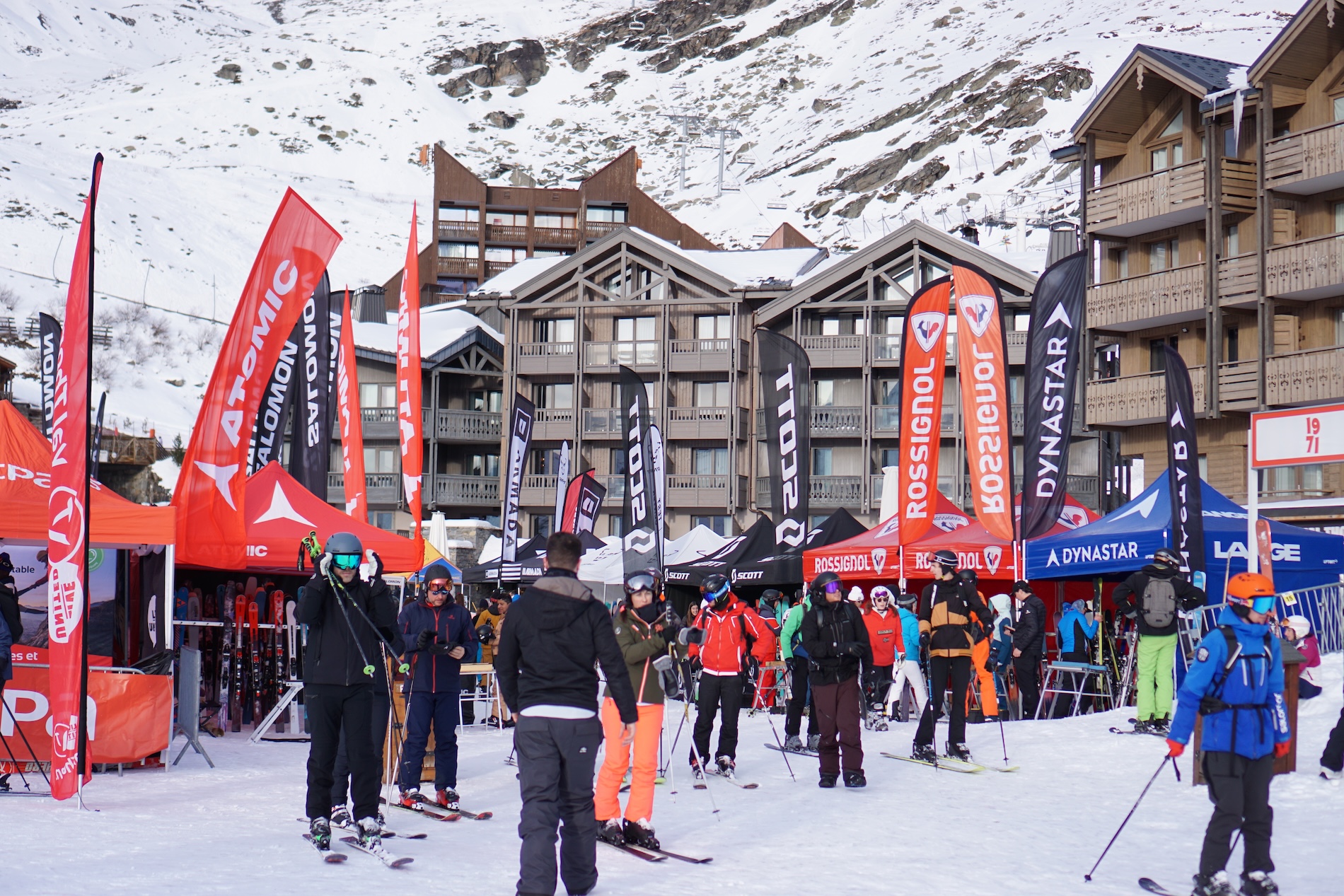 Tijdens de seizoensopening kun je onder andere nieuwe ski's testen