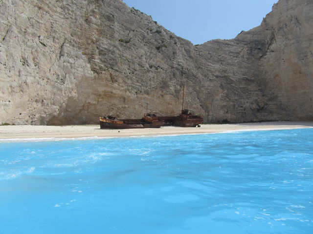 Navagio Beach, ook wel Shipwreck Beach genoemd