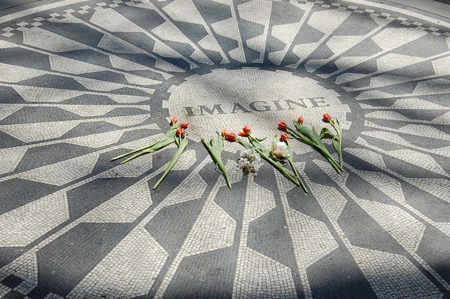 Imagine, het gedenkteken voor John Lennon