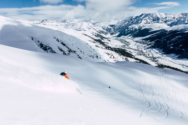 De afdaling tot in Livigno was er eentje voor in de boeken!