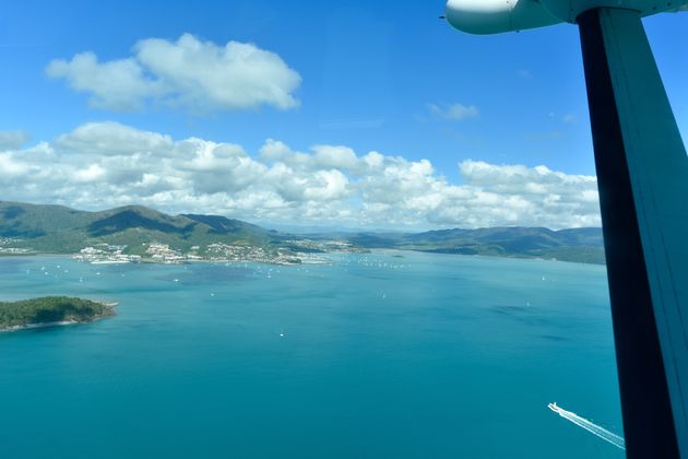 Airlie Beach vanuit de lucht