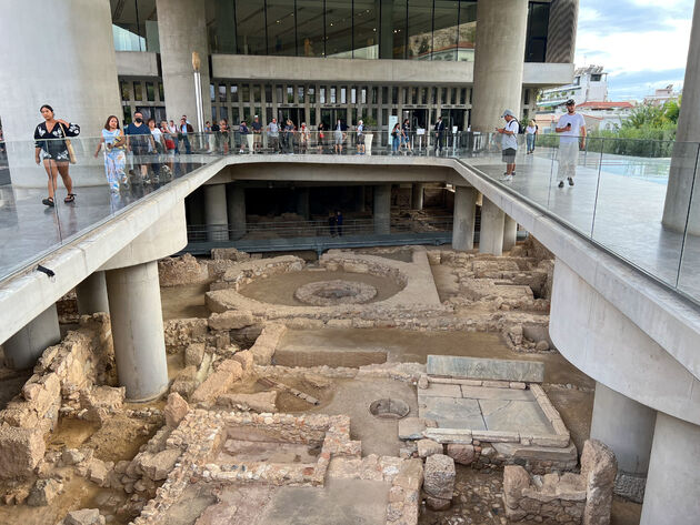 Ook zeer indrukwekkend: het Akropolis Museum