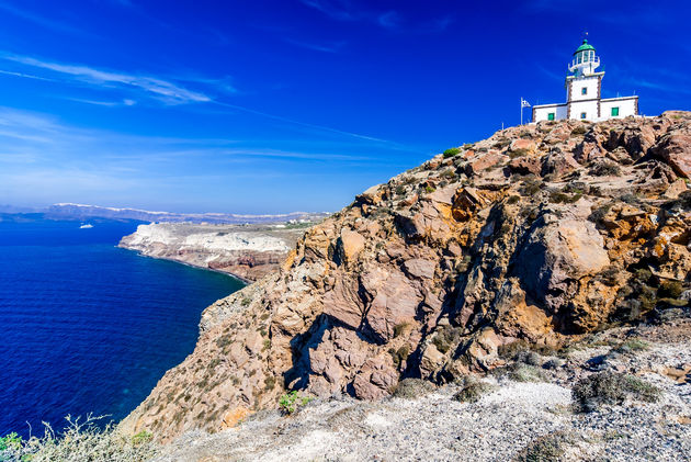 Akrotiri, een historische sight op Santorini. Foto via Emi Cristea \/ Fotolia.com.