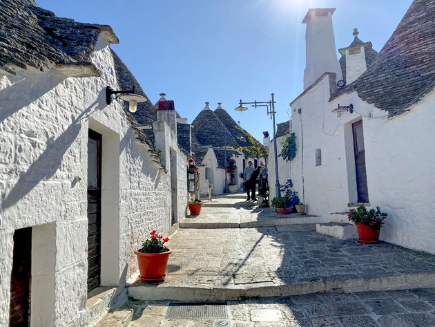 Alberobello is toeristisch, maar wel op een gezellige manier