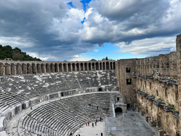 Aspendos is d\u00e9 must see aan de Turkse Rivi\u00e8ra