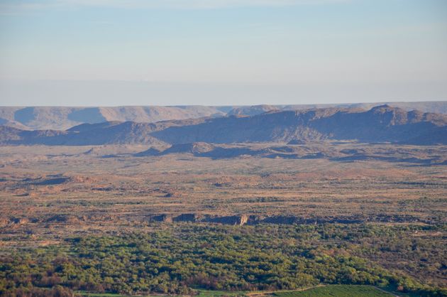 Uitkijken over Augrabies NP