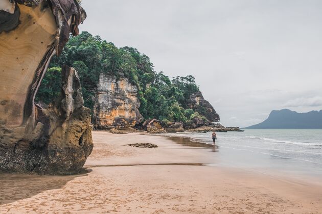 Unieke rotsen aan de kust van Bako National Park\u00a9 andrea - Adobe Stock