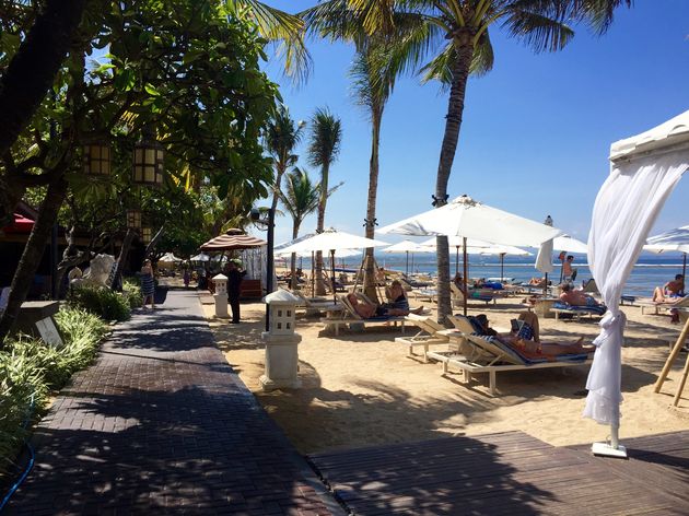 Het strand van Sanur