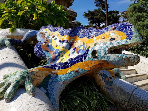 Salamander in Gaudi\u00b4s Park