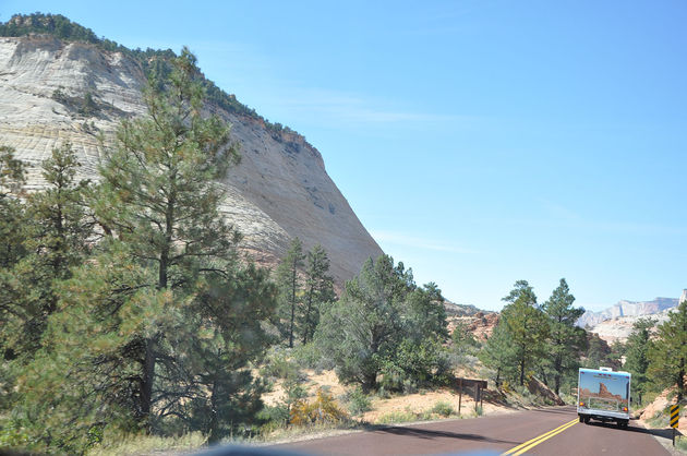 Begin van Zion National Park