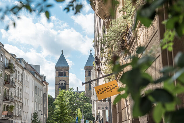 In het Belgisches Viertel zijn veel straatnamen vernoemd naar plaatsen in Belgi\u00eb