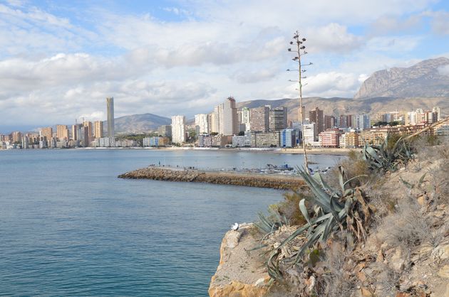 De boulevard van Benidorm