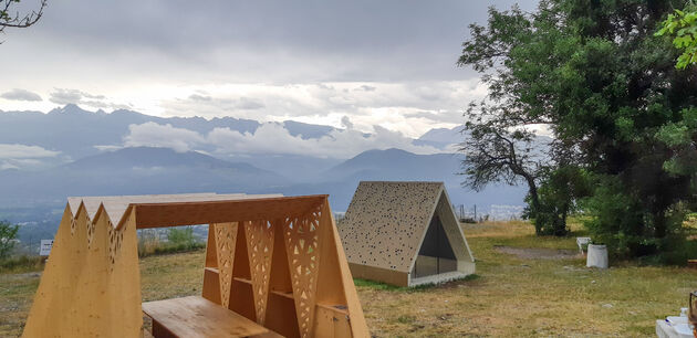 Slaap een nacht onder de sterren in deze bivouac in Grenoble