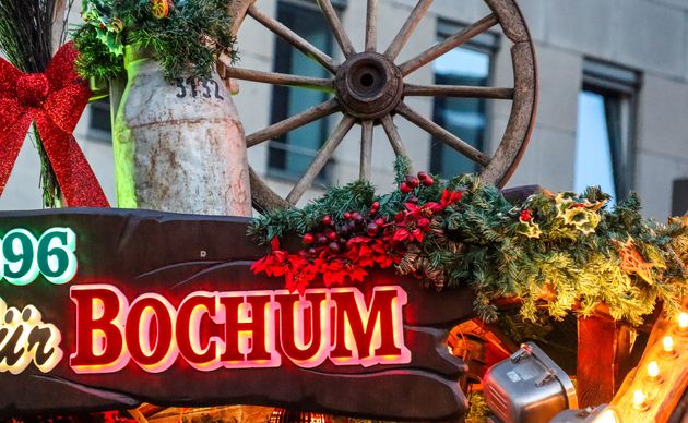 We zijn op de kerstmarkt van Bochum