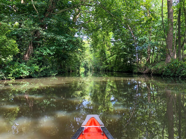 Het mooiste stukje van deze kanotocht