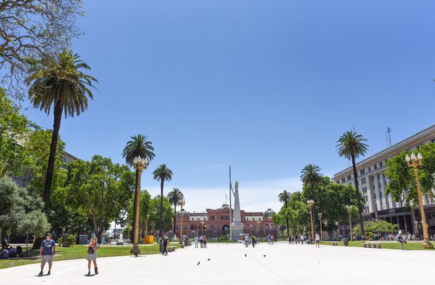 Het beroemde Plaza de Mayo in Buenos Aires