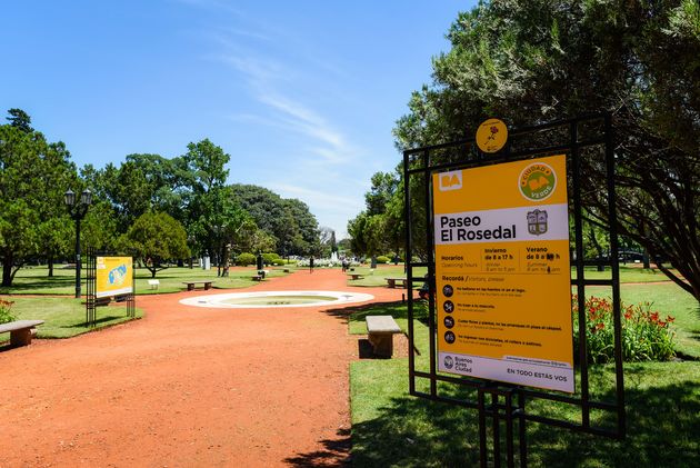 Paseo El Rosedal is het mooiste park van Buenos Aires