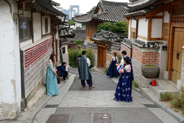 Het traditionele dorpje Bukchon Hanok Village is een plaatje om te zien