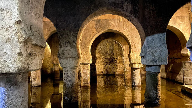 Ook de wereld onder Caceres is echt prachtig (dit is de Moorse wateropvang)