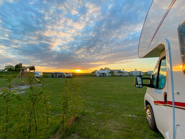 Genieten van de zonsondergang die elke keer weer anders is