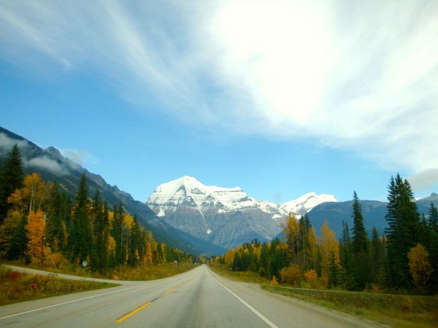 Mount Robson in de verte