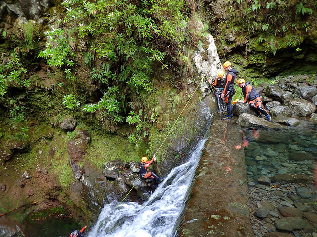 Canyoning in Ribeiro Frio