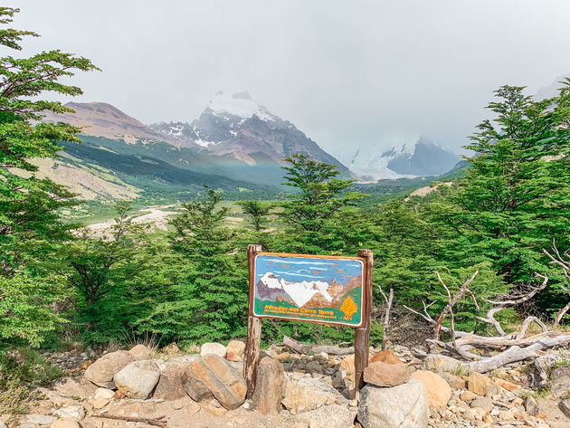 Cerro Torre viewpoint - m\u00e9t regenboog