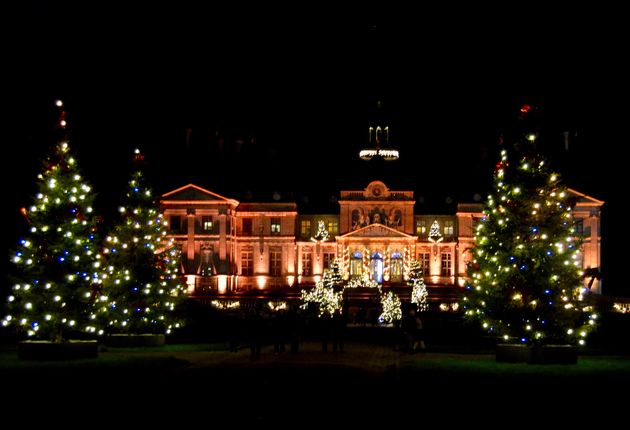 Chateau Vaux Le Vicomte in kerstsfeer