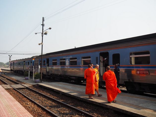 En reizen met de trein in Thailand is ook nog eens heel erg leuk!