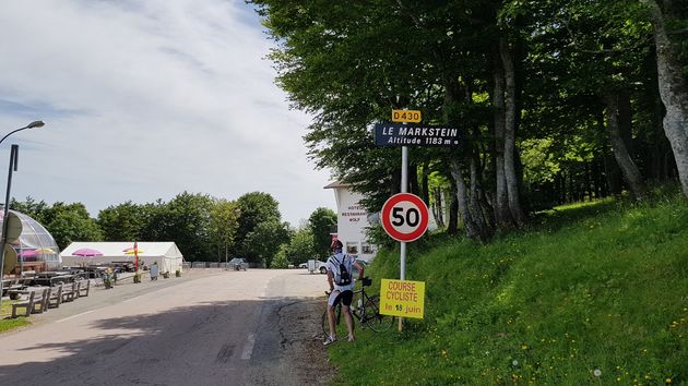 Le Markstein, een van de cols \