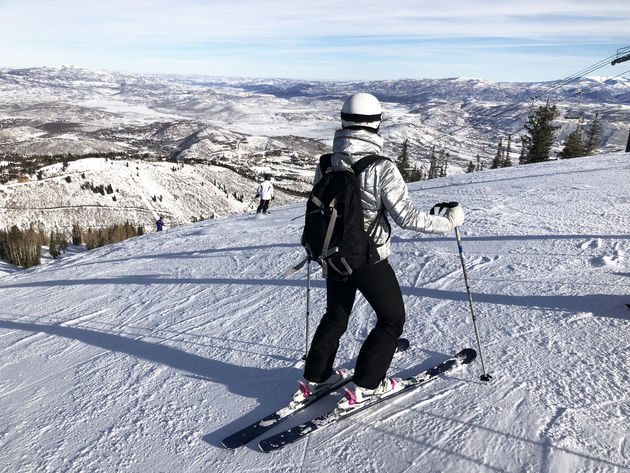 De bergen lijken vlakker en geven een totaal ander uitzicht dan de Alpen.