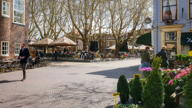 Delft in het voorjaar