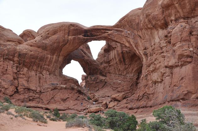 De beroemde `Double Arch`