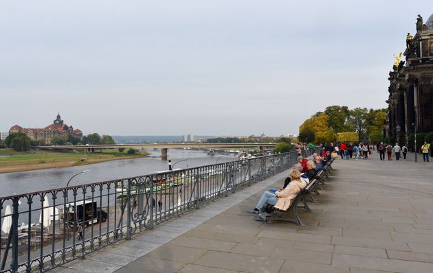 Net als vanaf de Br\u00fchlschen Terrasse