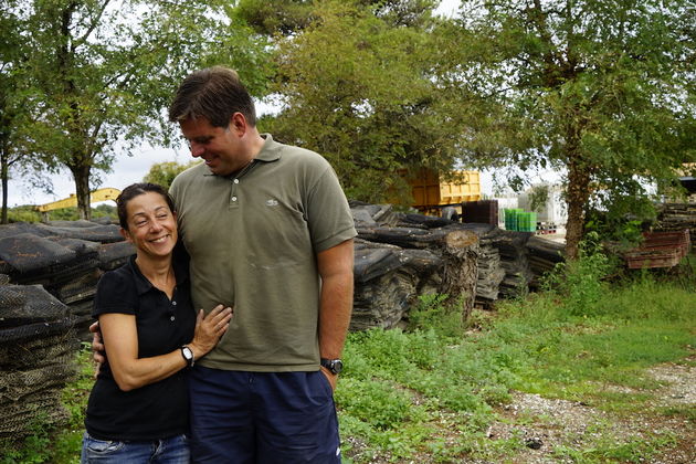 Oesterkweker Nicholas Werkhoven en Christelle Werkhoven