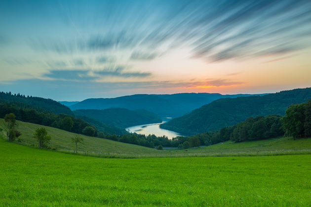 Prachtige natuur in de Eifel in Duitsland