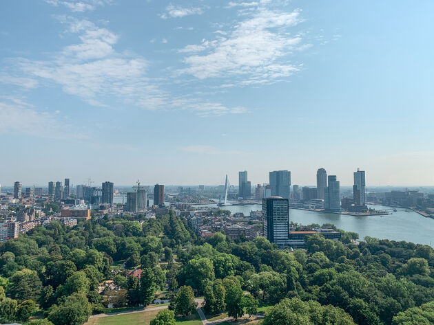 Op een heldere dag kun je tot aan Utrecht en Antwerpen kijken